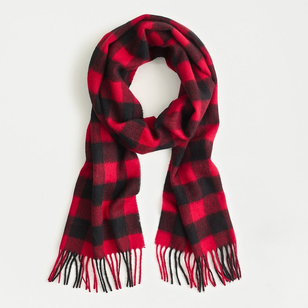 NWT-ONE SIZE- J.Crew Abraham Moon for J.Crew wool scarf - Picture 2 of 2